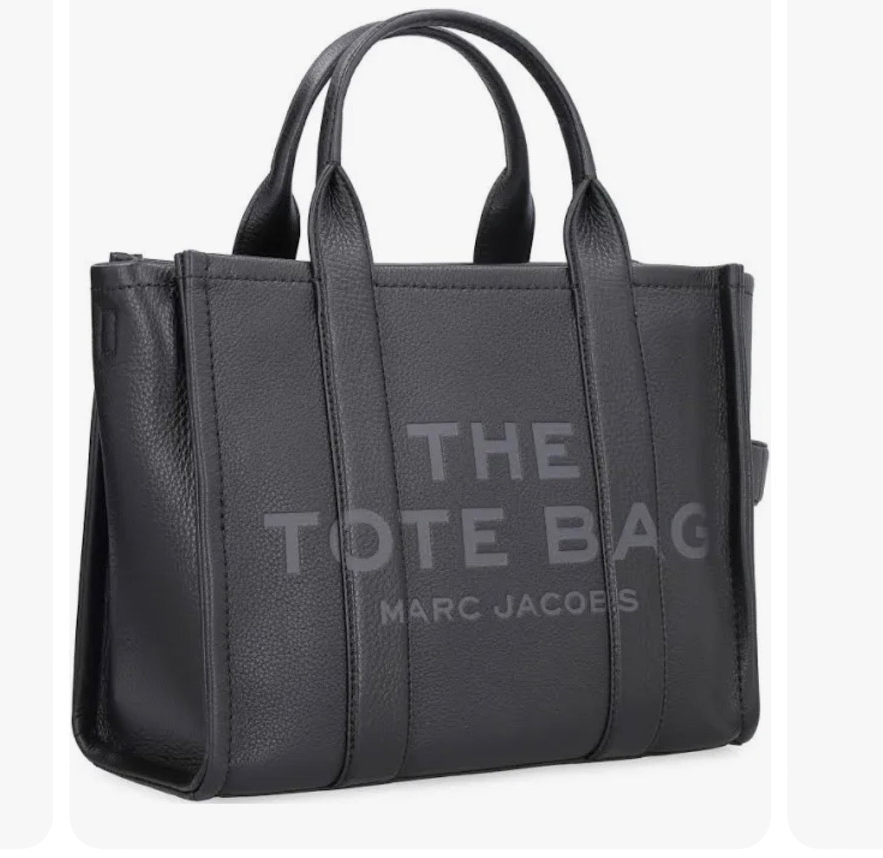 MARC JACOBS , THE LEATHER MEDIUM TOTE BAG