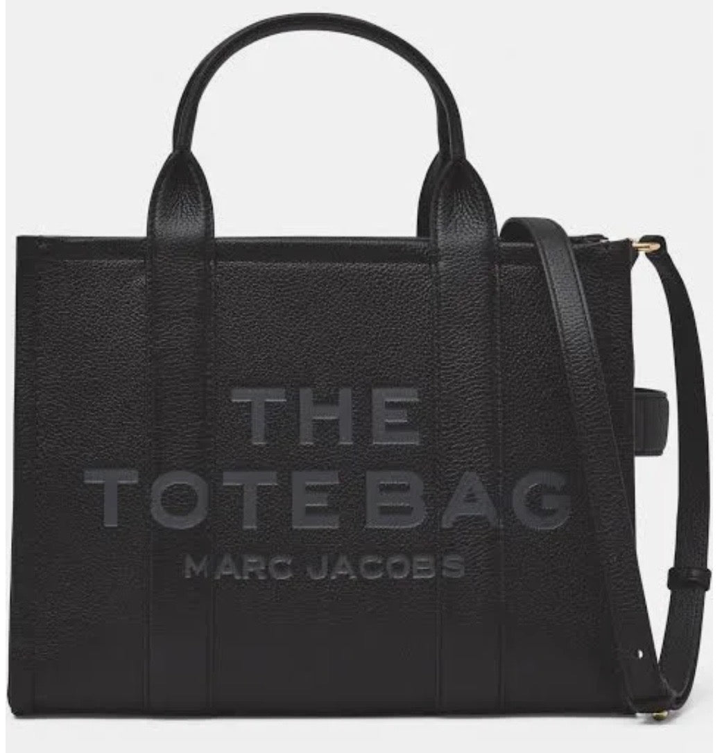 MARC JACOBS , THE LEATHER MEDIUM TOTE BAG