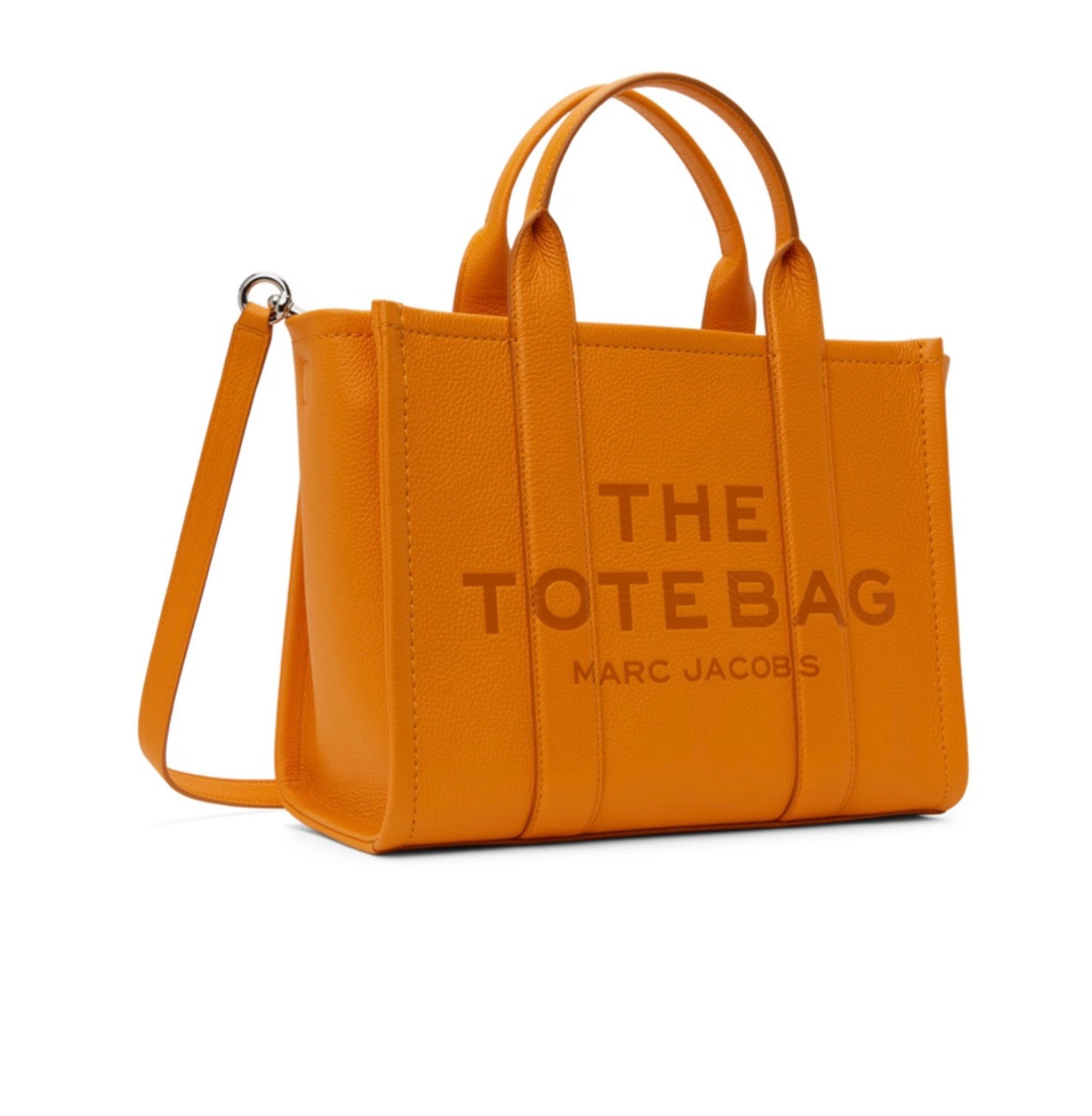 THE LEATHER MEDIUM TOTE BAG . MARC JACOBS