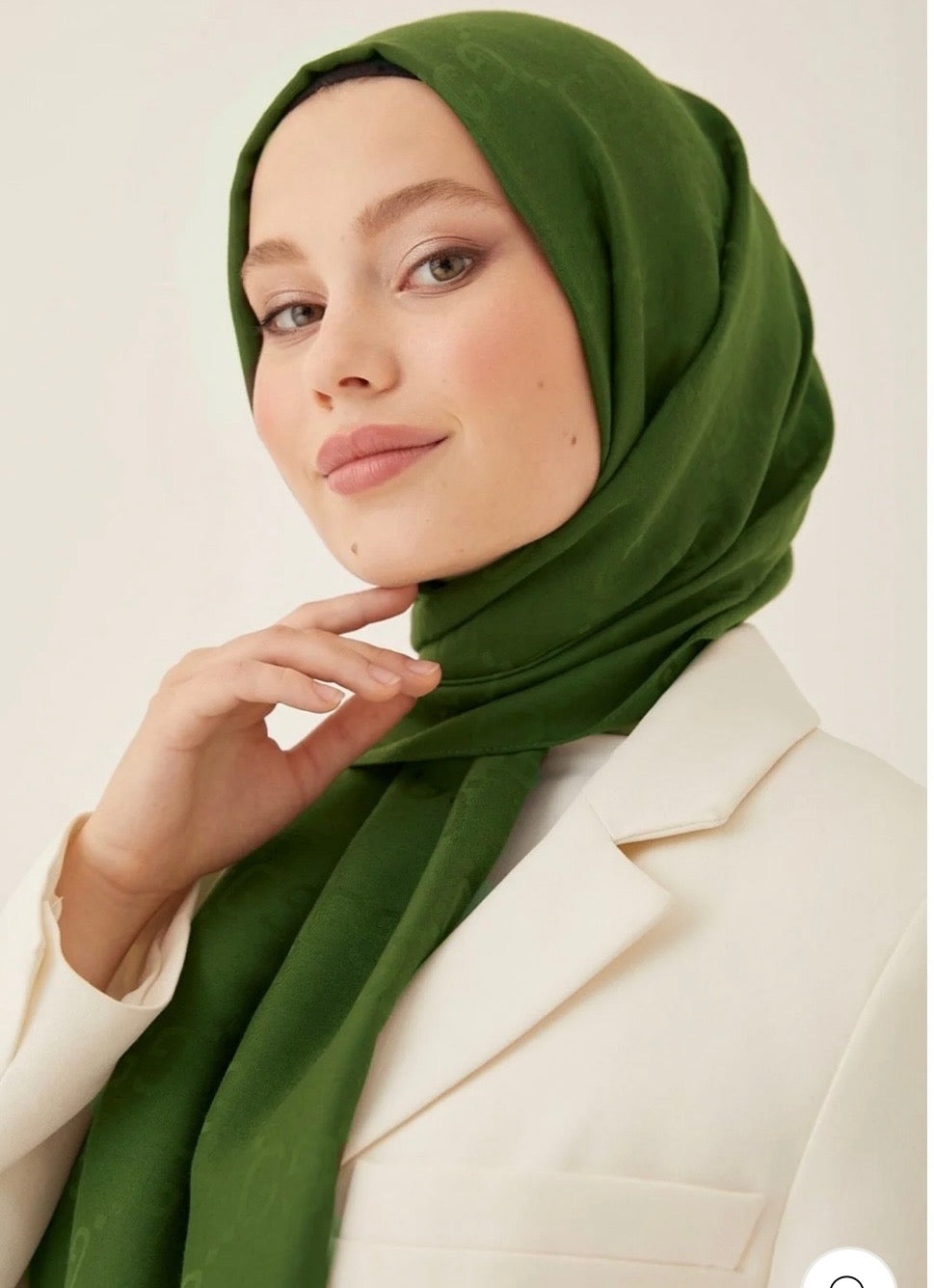 Women Ariva G Patterned Jacquard cotton scarf