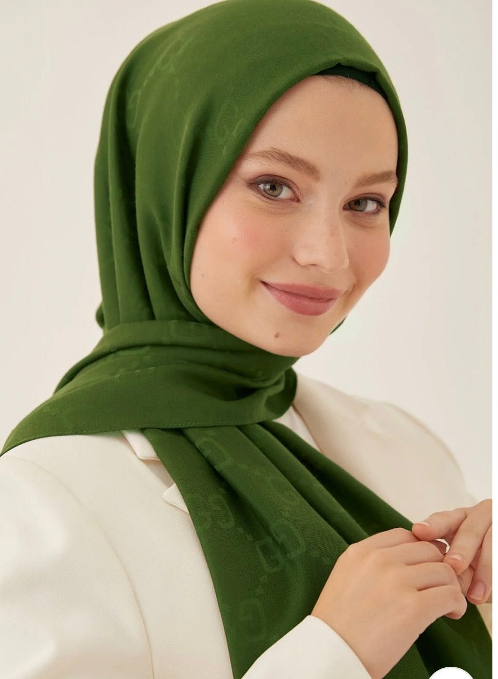 Women Ariva G Patterned Jacquard cotton scarf