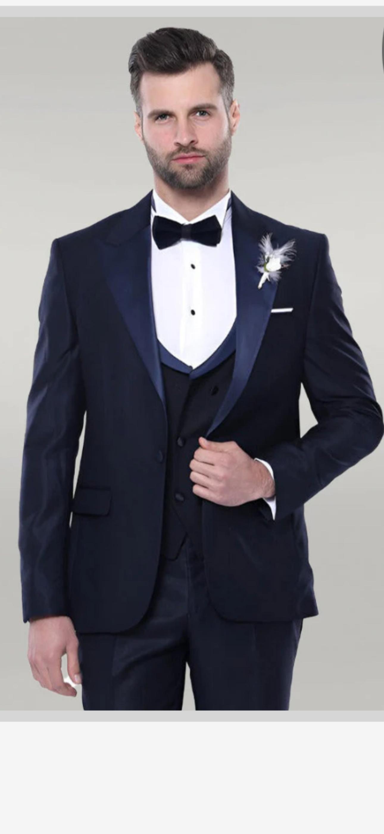 NAVY BLUE MEN TUXEDO