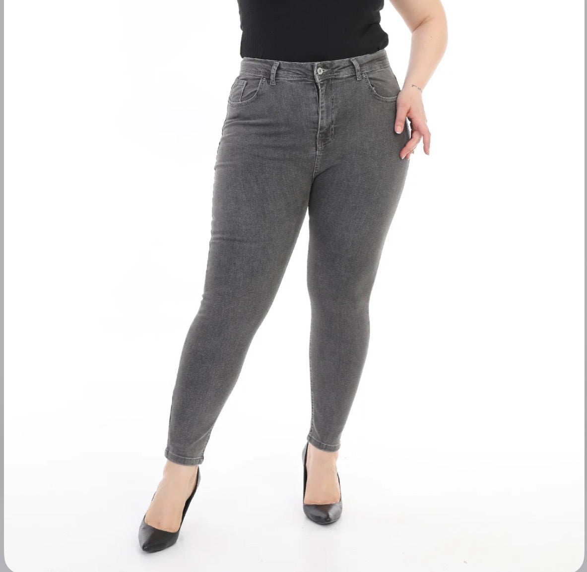 HIGH WAIST ANKLE LENGTH SKINNY JEAN
