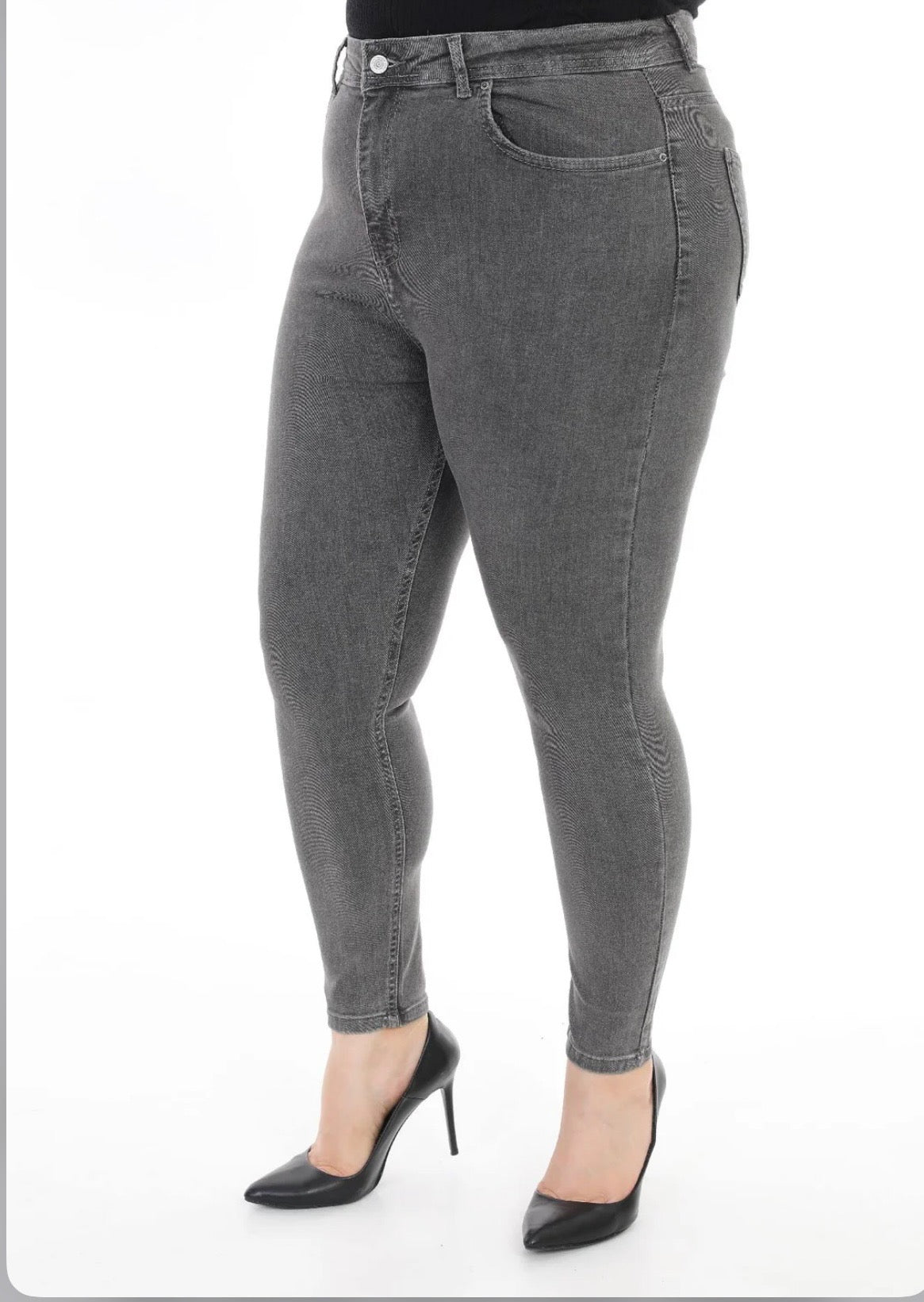 HIGH WAIST ANKLE LENGTH SKINNY JEAN