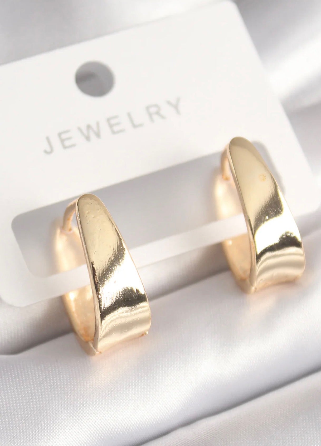GOLD COLOR RICE RING MODEL WOMEN’S EARRINGS WINDSOR
