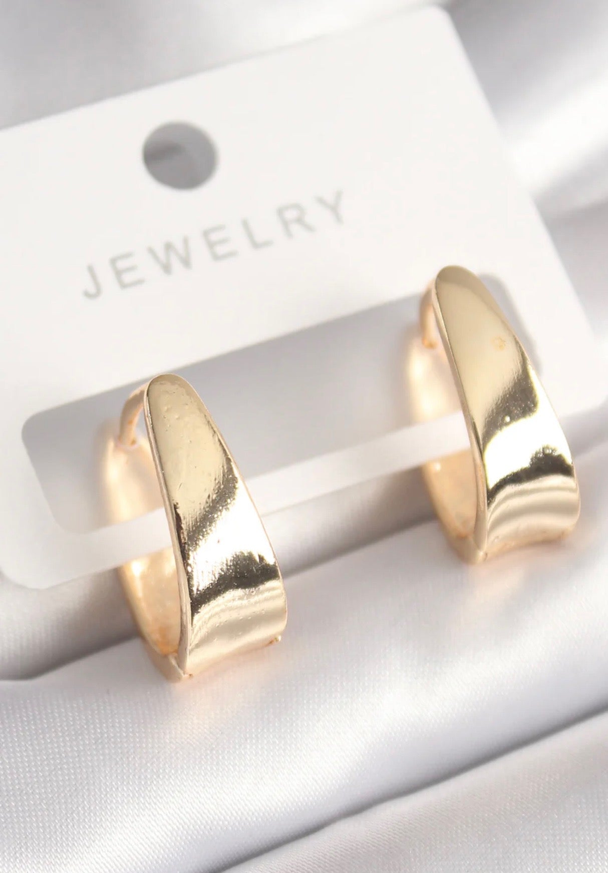 GOLD COLOR RICE RING MODEL WOMEN’S EARRINGS WINDSOR