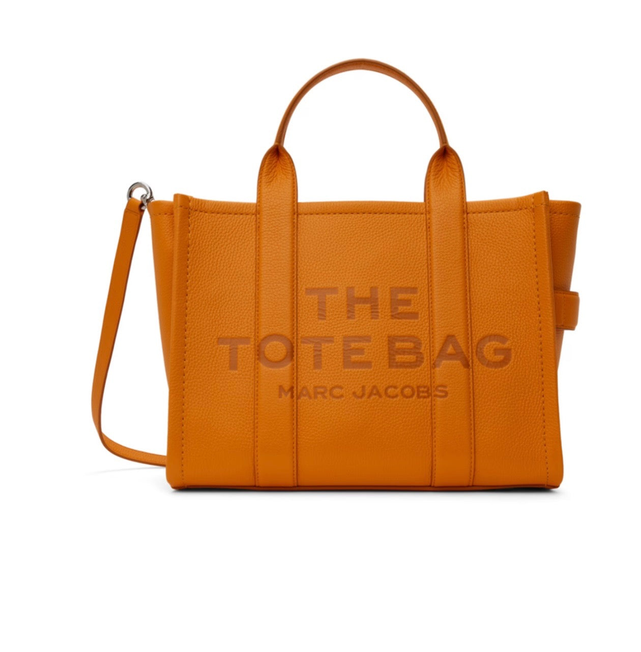 THE LEATHER MEDIUM TOTE BAG . MARC JACOBS