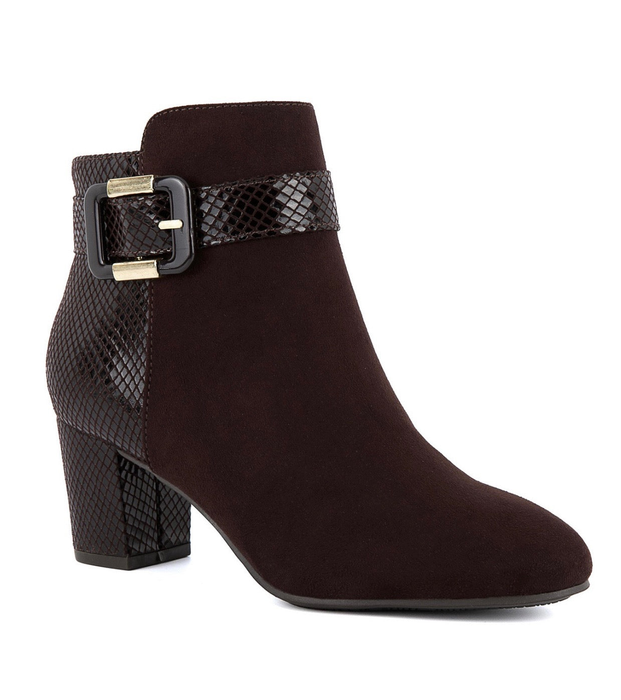 Jones New York Women’s lvyy Buckle Block Booties