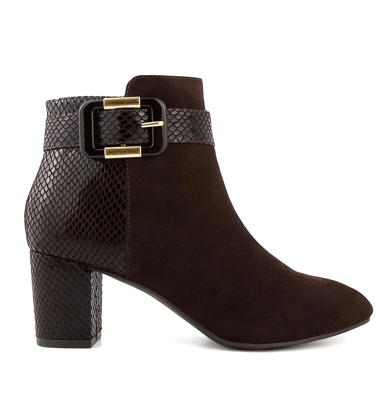 Jones New York Women’s lvyy Buckle Block Booties