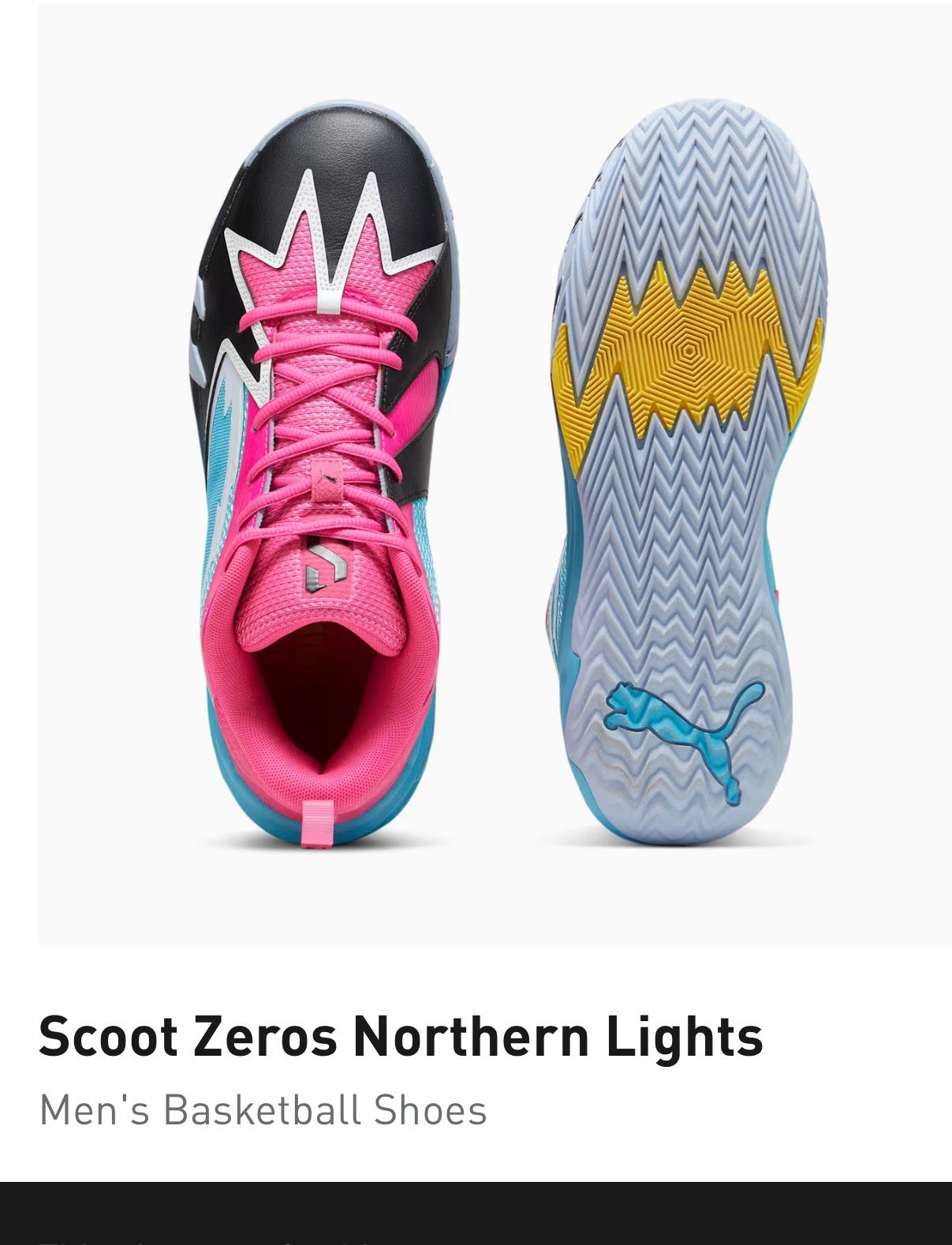 Scoot Zeros Northern Lights Junior’s Basketball Shoes