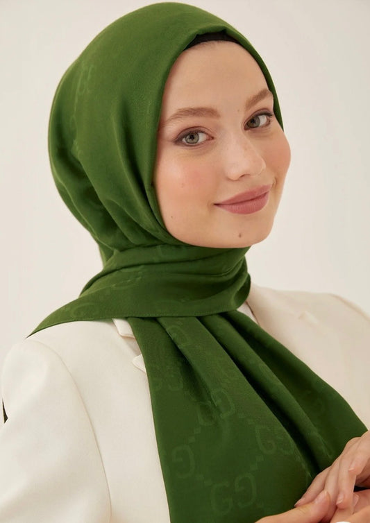 Women Ariva G Patterned Jacquard cotton scarf